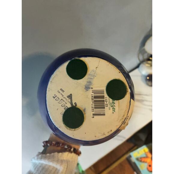 Vintage Royal Haeger Cobalt Blue Gourd Vase — Original Tags & Stickers — 1998 - Picture 8 of 8